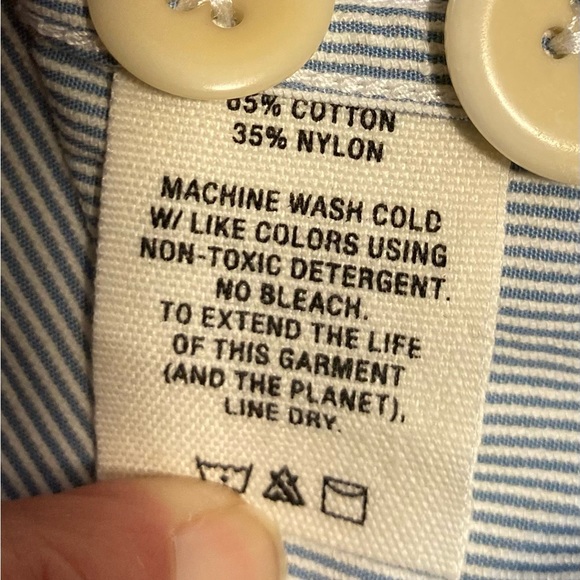 Alex Mill Men’s Striped Lightweight Jacket Button Closure 3 Pockets Sz Medium - Picture 12 of 15